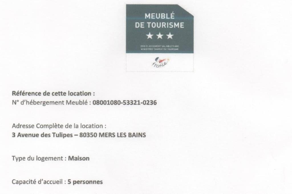 Maison Avec Jardin A Mers Les Bains Exteriör bild